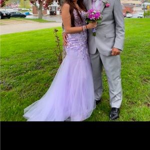 I am selling my prom dress. It is purple n small.